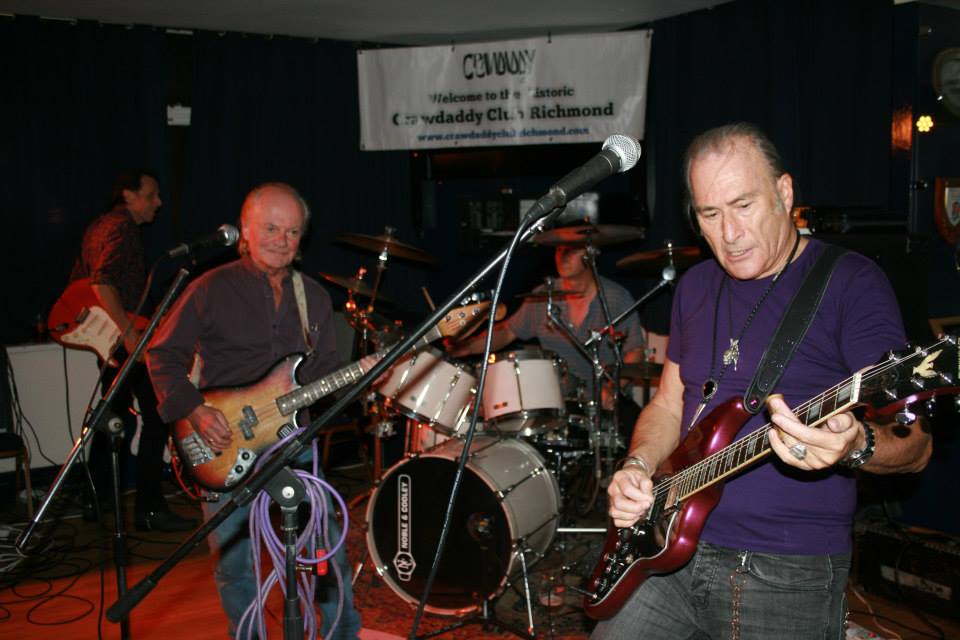 Geoff Grange, Jim Rodford, Justin Hildreth and Simon Burrett . The Blue Bishops at the Crawdaddy.